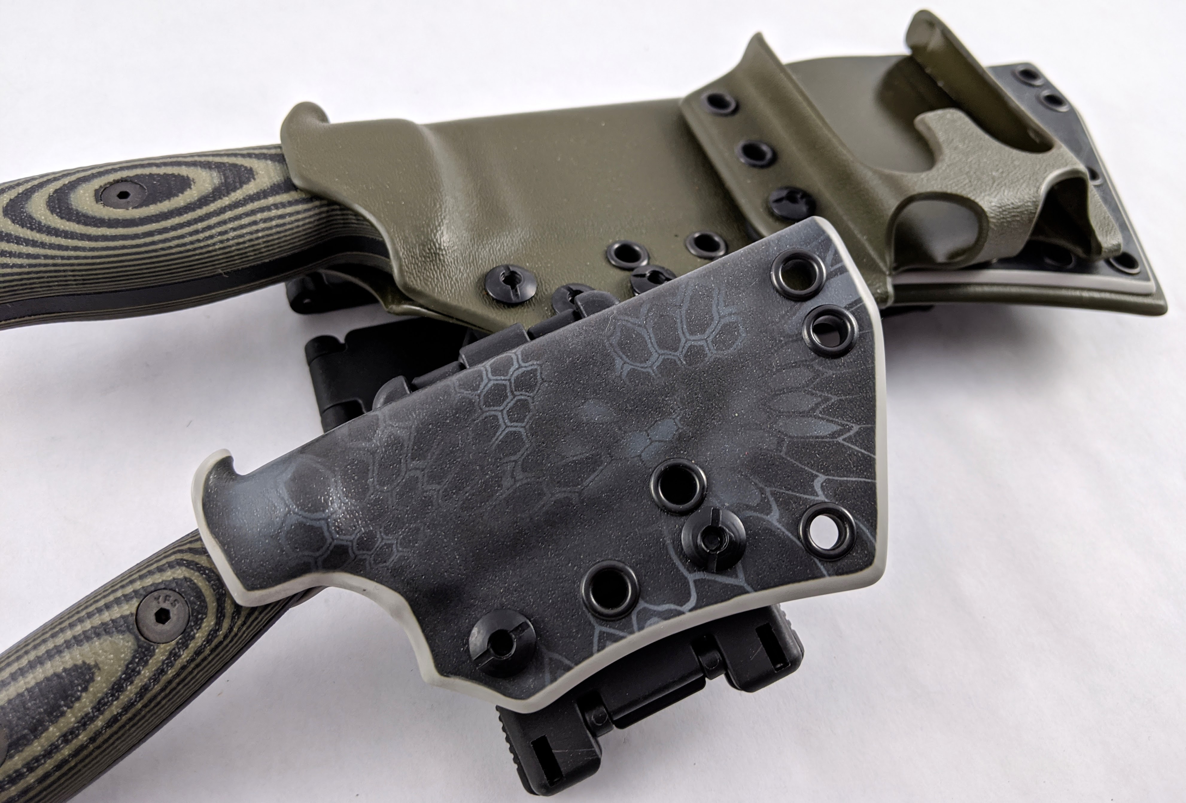 Kydex Knife Sheaths up to 11in Blade Length – CrankyTexan's Holsters & MFG.